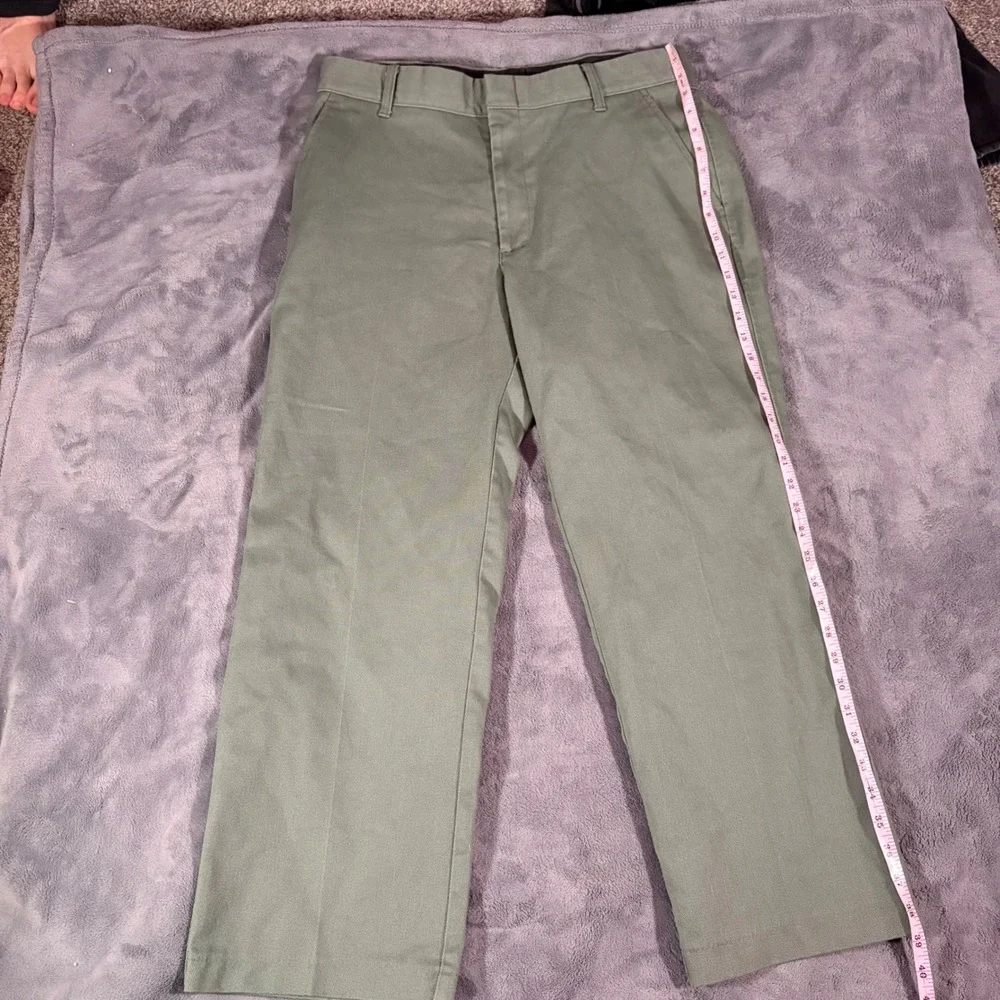 Lion Apparel Green Work Pants | Men's 36R Utility Straight Leg